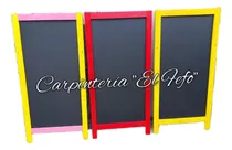 Comprar Pizarrones Para Comercio 120 X 60cm,doble Hoja Marco Pintado