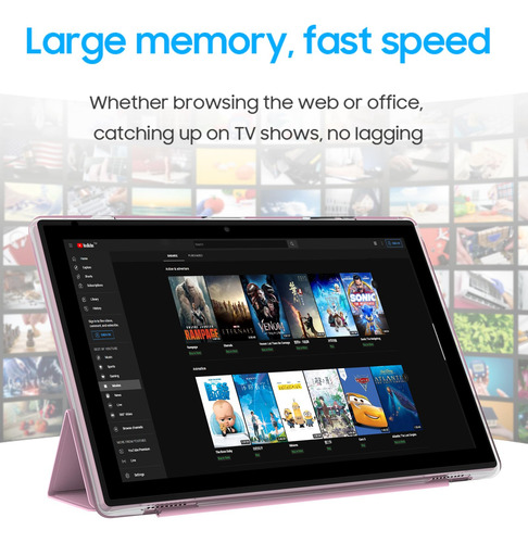 Tablet Bnegynng 10.1'' Android 14 8gb Ram 64gb Rom W/ Keyboa