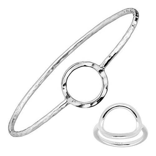 Juego De Anillos Y Brazalete En Plata, Marca Pyle