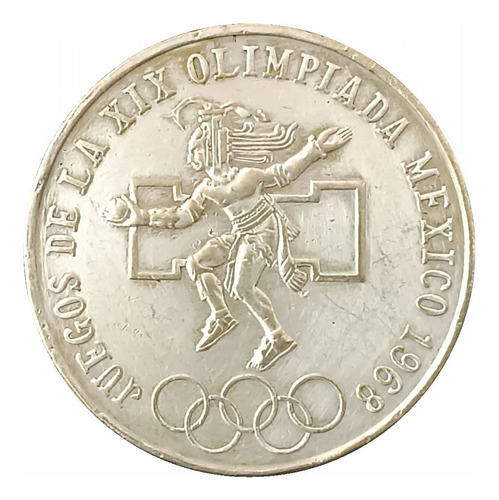 Moneda México Juegos De La Xix Olimpiada Mexico 1968