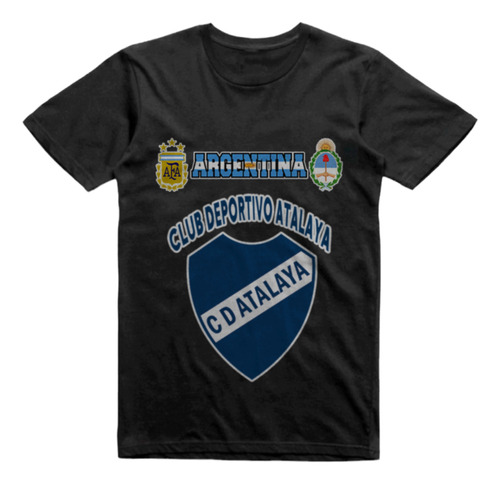 Remera Infantil Negra Club Atalaya Cordoba