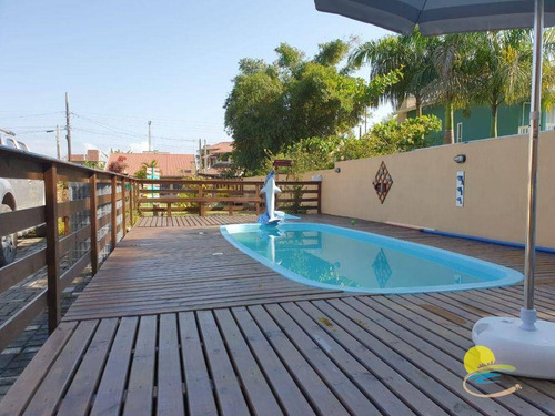 Imagem 12 de 24 de Casa Com 2 Dormitórios Para Alugar, 185 M² Por R$ 800,00/dia - Praia Do Imperador - Itapoá/sc - Ca0715