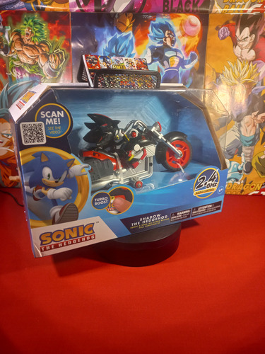 Sonic Hedgehog Shadow Dark Rider Con Luz Radio Control