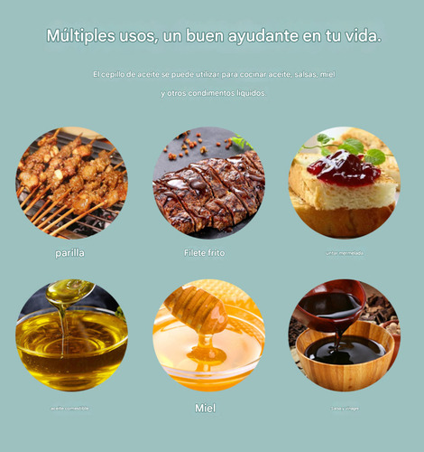 Creator 10 Piezas Brocha De Silicón Para Cocina Y Repostería, Utensilio Resistente Al Calor Para Hornear, Pasteles, Parrilla, Aceite Y Salsas, Mango Transparente, Ideal Para Cocinar, Asar Y Decorar