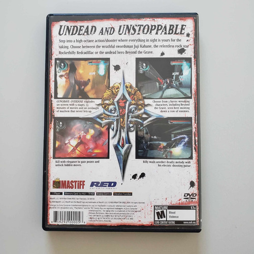 Gungrave Overdose Ps2 Original (Usado)