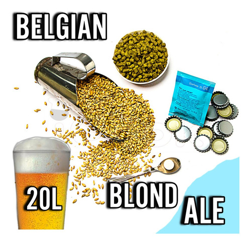 Kit De Insumos Cerveja Artesanal Belgian Blond Ale 20l / 40l