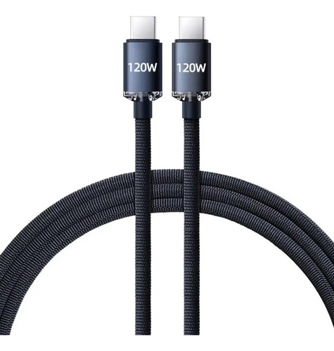 Cable Tipo C A C 120w Carga Rápida Para iPhone Samsung 2m