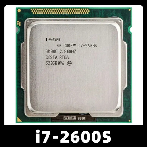 Procesador Core I7 2600s De 2,8 Ghz, 6 M, 65 W, Lga 1155