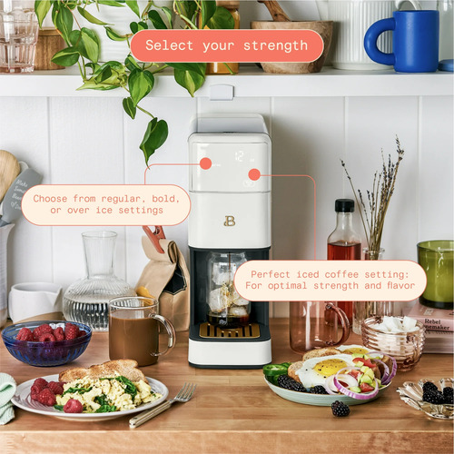 Cafetera Beautiful Touch Programable De 16 Tazas Con Molino (Reacondicionado)