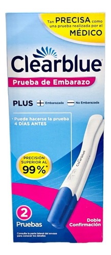 Clearblue Plus Prueba De Embarazo Con Doble Confirmacion 