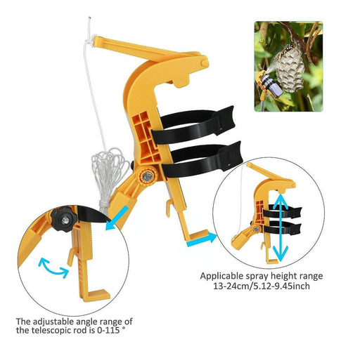 Adaptador De Soporte De Pulverizador Para Pintura Amarillo
