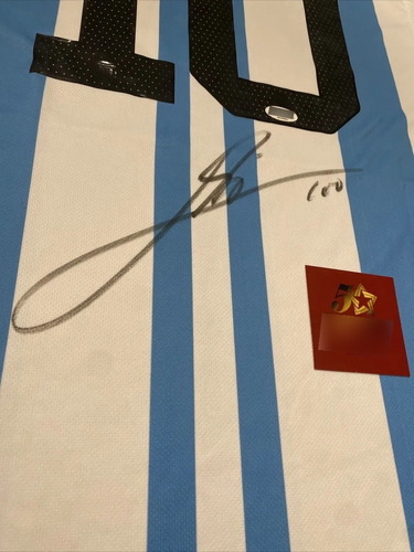 Polo Autografiado De Messi Sin Certificado De Autenticidad