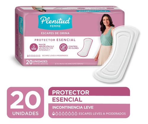 Protector Esencial Plenitud Femme 20 Un