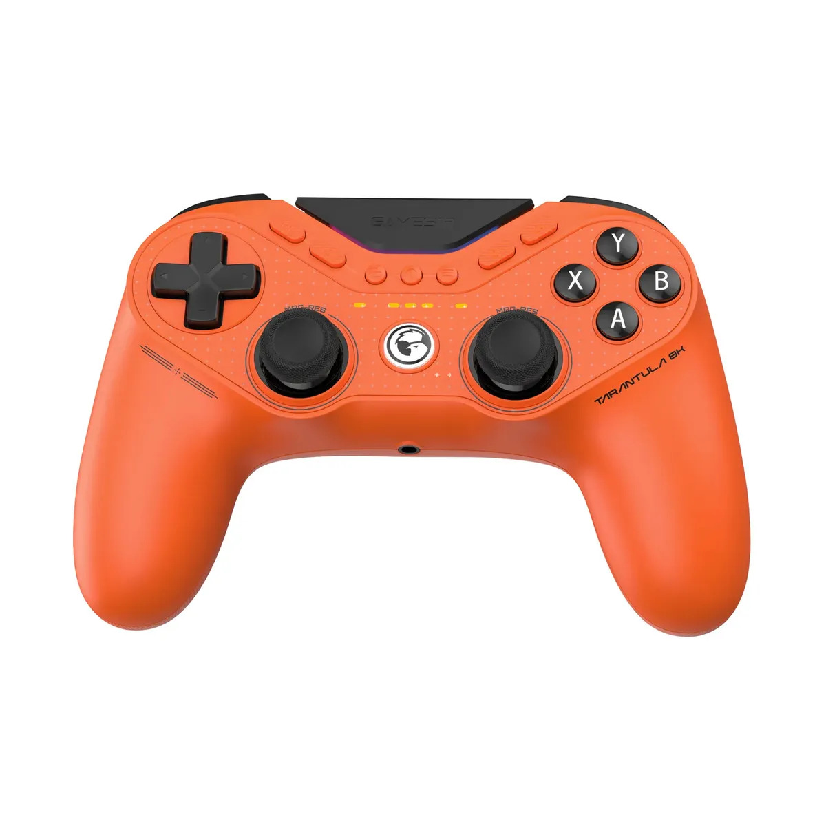 GameSir Tarántula 8K Comando PC con Joysticks TMR Mag-Res 2a Gen, 8000 Hz, Hall Gatillos con Tops Micro-Switch, 9 Botones Macro, Giroscopio de 6 ejes, 180 g Ultra Light, cable USB-C