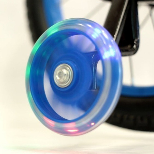 Imagen 7 de 10 de Bicicleta Infantil Rodado 16 Para Niño Color Azul Mundo Gym