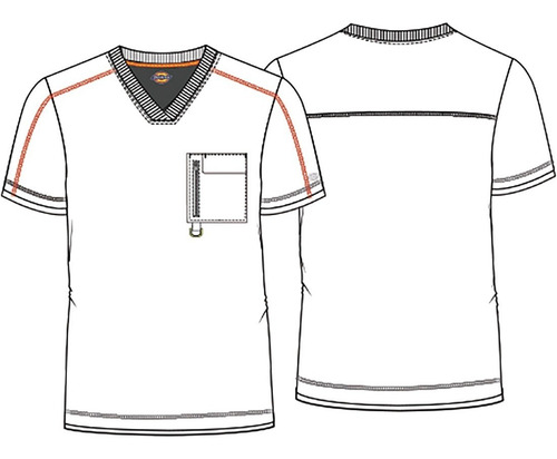 Top Estampado Hombre, Dickies Dynamix Dk779 Tgwn