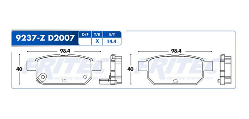 Balatas Traseras Suzuki Swift 1.2l 2018-2020 Fritec