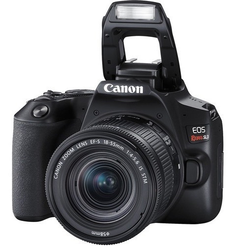 Câmera Canon Eos Sl3 C/ 18-55mm+ Bolsa+ Tripé+ 32gb+ Nf-e