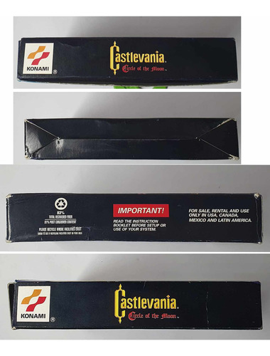 Castlevania: Circle Of The Moon Gameboy Advance Retromx (Usado)