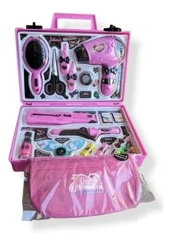 Valija Juliana Set Peluqueria Grande Secador Con Accesorios