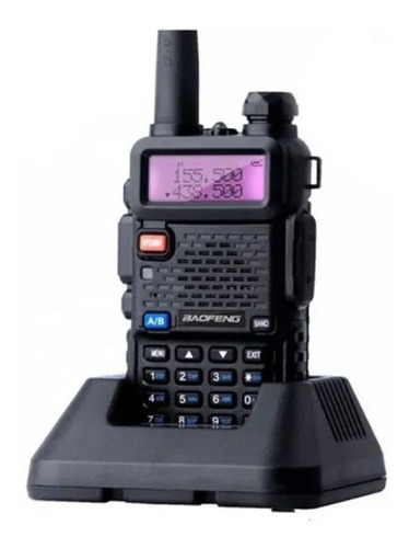 Comunicador de radio profesional Baofeng de doble banda color negro DUAL BAND 24908