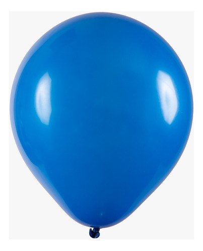 24 Unidades - Tamanho 12 - Balão - Bexiga Azul - Art Latex