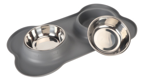 Juego De Cuencos De Comida Para Perros, Tapetes Para Evitar