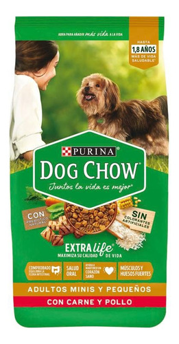 Dog Chow Adulto Raza Pequeña Carne Y Pollo 8 Kg
