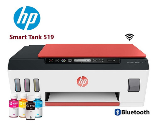 Impresora Hp Multifuncion Wifi Tinta Continua Smart Tank 519