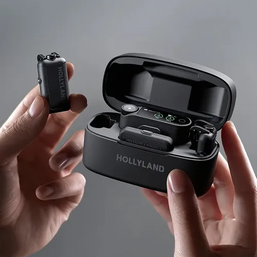 Microfone Inalámbrico Hollyland Lark Max 2 Combo Preto | Frete grátis