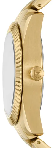 Reloj Mujer Fossil Scarlette De Acero Inoxidable2 Correa Dorado