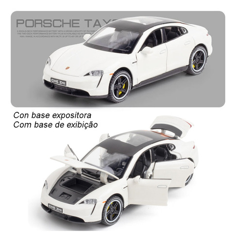 Porsche Taycan Deportivos Eléctricos Miniatura Metal Coche