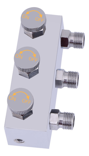 Piezas De Aerógrafo: Manguera De Aire Divisora De 3 Vías, Ma