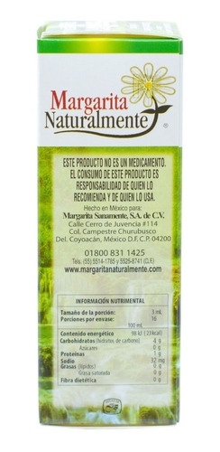Imagen 4 de 5 de Pasiflora Compuesta (50 Ml) Margarita Naturalmente