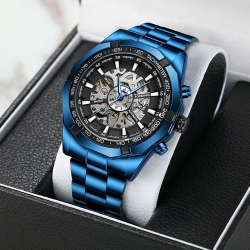 Reloj Deportivo Automático Para Hombre Con Correa De Acero
