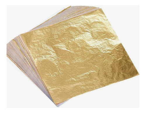 Hojilla De Oro 100 Hojas Para Manualidades Y Manicura