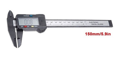 Calibrador Digital Vernier 150mm, 6  Fibra De Carbono
