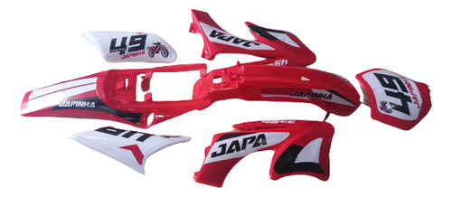 Carenagem Com Adesivo Mini Moto Cross Japinha Orion 49cc/2t
