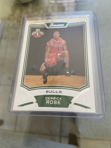 Derrick Rose Tarjeta De Novato Bowman