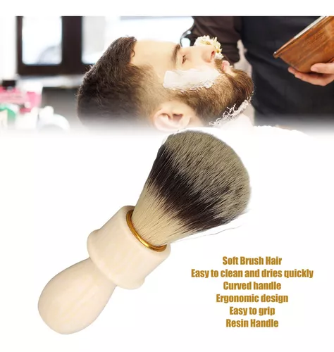 Brocha de afeitar para hombre, diseño de bigote