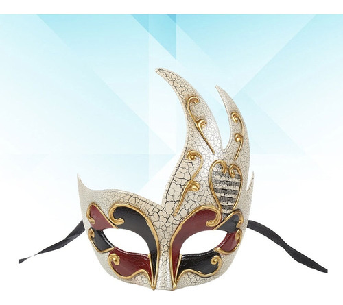 Navidad Venecia Llama Forma Hombres Máscaras Mascarada