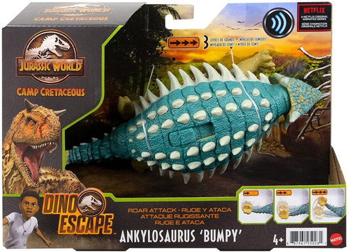 Imagen 4 de 5 de Dinosaurio Jurassic World Ankylosaurus Gwy27 Mattel Bestoys