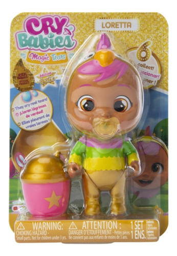 Muñeca Cry Babies Magic Tears 12 Cm Original 