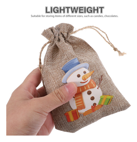 Juego De Bolsas Con Cordón Para Regalo De Dibujos Animados,