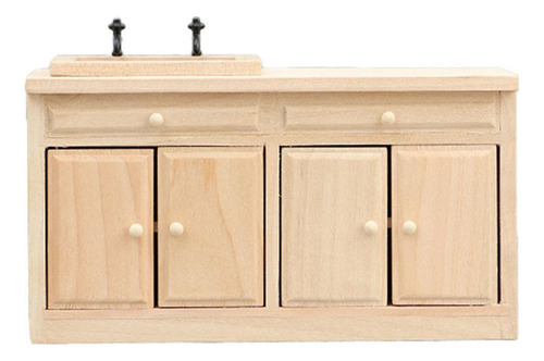 1:12 Muebles De Casa De Muñecas 14,1 Cm X 4,8 Cm X 8 Cm