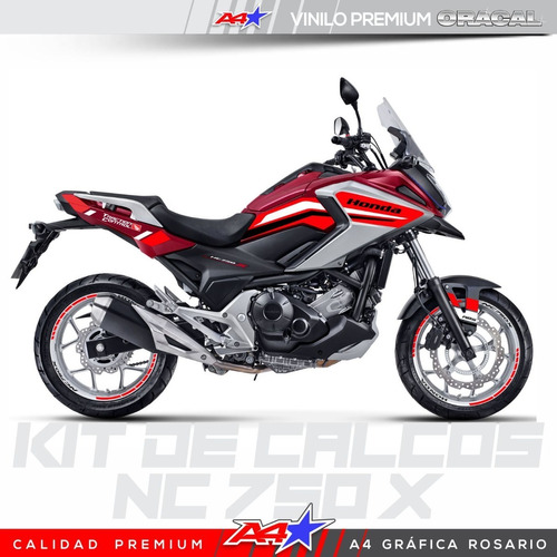 Calcos Honda Nc750x Nc750 - Full Kit - Envio Gratis