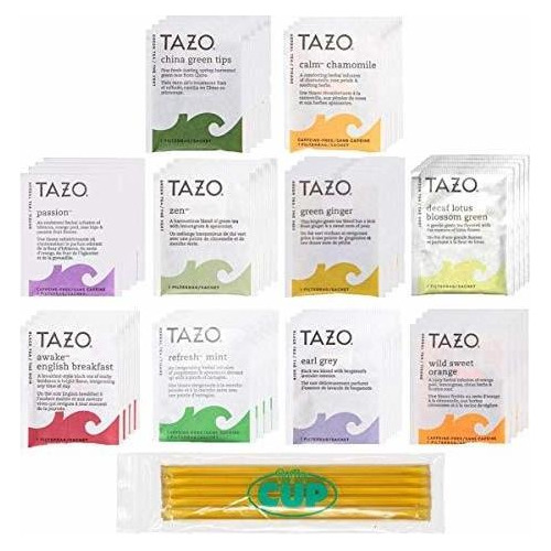 Caja De Tè Tazo Tea Bags Sampler Caja De Regalo Variada De 
