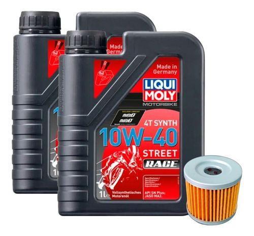 Kit De Mantención ( Aceite 2 Litros + Filtro) Suzuki Gn 125