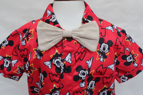 Conjunto Mickey Niño Traje Mickey Disfraz Plim Plim 1 Años