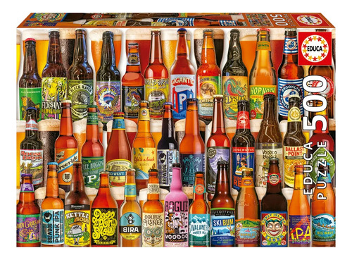 Puzzle Educa Borras 500pcs Cervezas Artesanales 19610